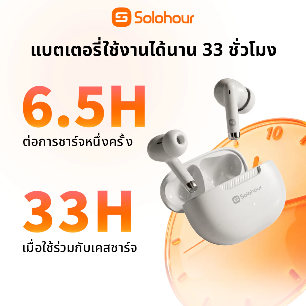 หูฟังบลูทูธไร้สาย Solohour ST3 TWS อินเอียร์ thumbnail 5