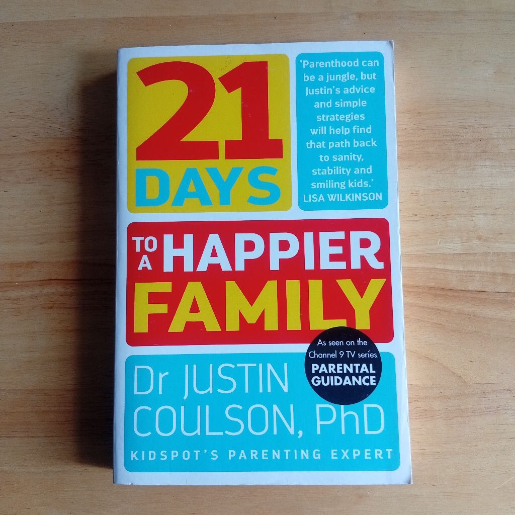 21 DAYS TO A HAPPIER FAMILY 👩‍❤️‍👨📚used book
