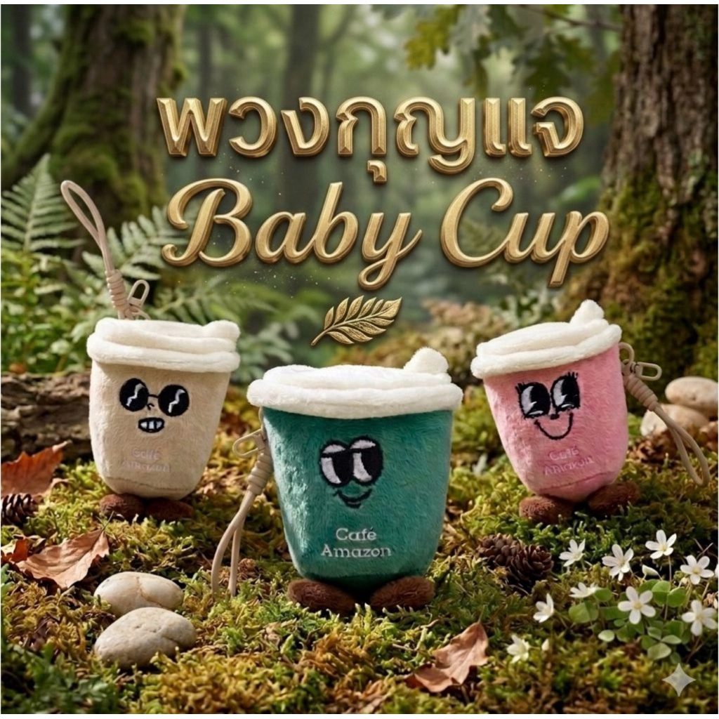 พวงกุญแจ Baby Cup Amazon