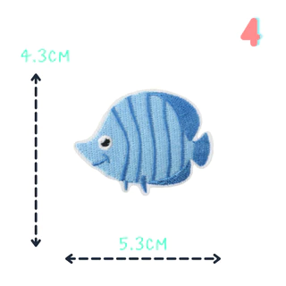 ตัวรีดติดเสื้อ C85 โลกใต้ท้องทะเล 🦀✨ ตกแต่งกระเป๋า หมวก DIY สุดคิวท์ 🐠🐚