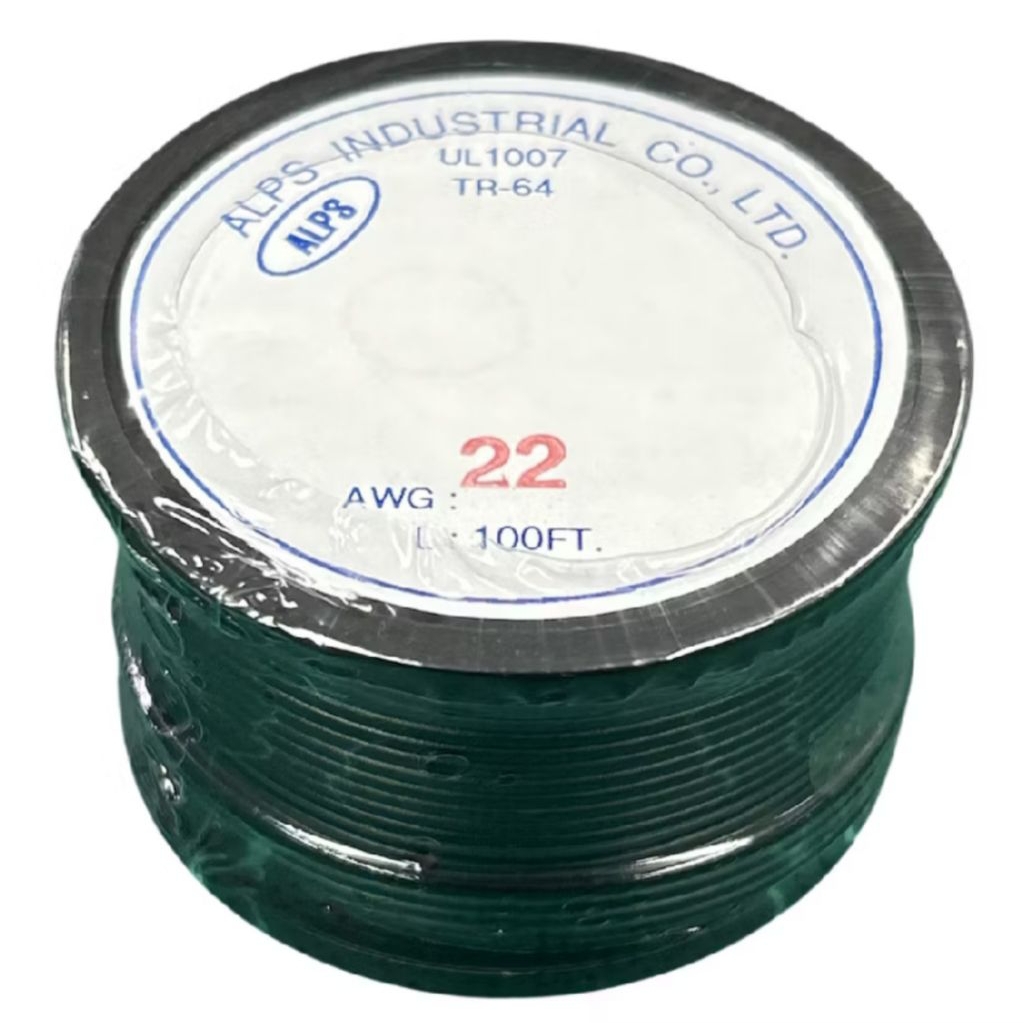 ALPS สายไฟเดี่ยว แกนแข็ง AWG 22 UL-1007 ยาว  30 เมตร