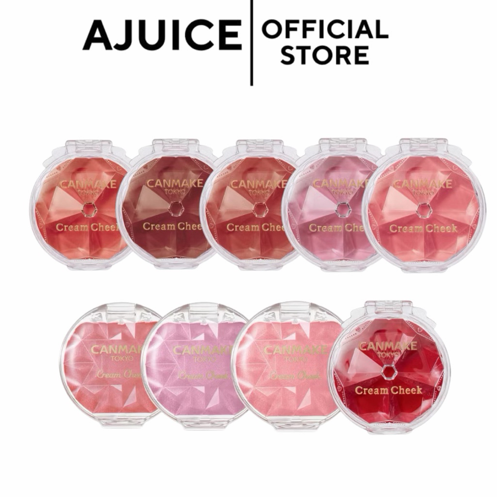 ส่งด่วน 💚🇯🇵หิ้วจากญี่ปุ่น บรัสครีม  CANMAKE Cream Cheek Pearl Type (4.2 g.) ครีมบลัชออนเนื้อเพิร์ลละเอียด