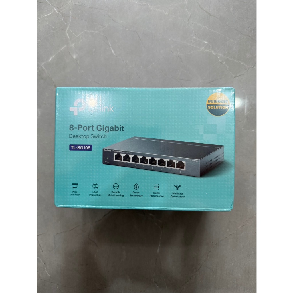 HUB 8port gigabit TP-LINK TL-SG108 (HUB /1000 8port เคสเหล็ก)