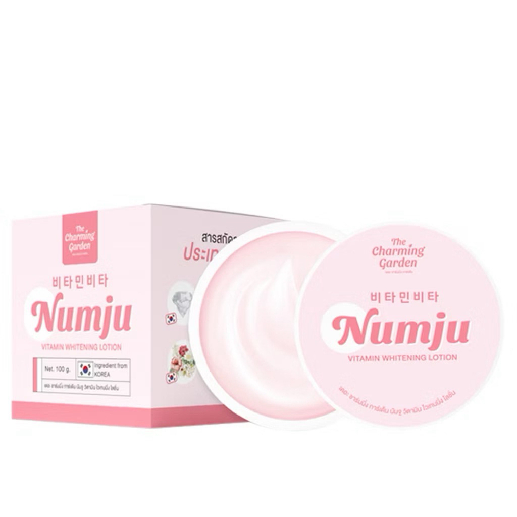 ⚡️Flash Sale⚡️ ครีม นัมจู 🌸 Numju Vitamin Whitening Lotion วิตามินไวท์เทนนิ่ง โลชั่นวิตามินเกาหลี 🌸 ครีมทาผิว 100กรัม