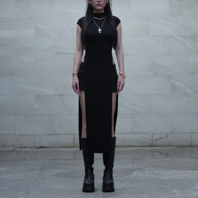 warm_wears Prissy Dress ww05 รุ่นคอเต่า แขนสั้น