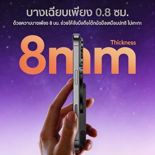 Riino MA60 MagSafe Tripod ขาตั้งมือถือพับได้ ไม้เซลฟี่แม่เหล็ก ขาตั้งโทรศัพท์สำหรับ Vlog/Live สด