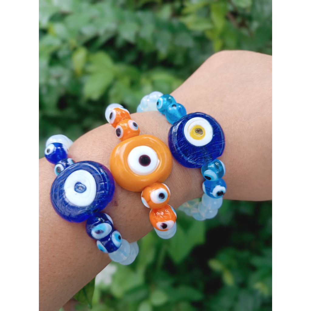 สร้อยข้อมือEvil Eye 🧿ลูกปัดแก้ว