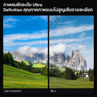 K&F CONCEPT NANO-X CPL camera filter โพลาไรซ์แรง กำจัดแสงสะท้อน แจกผ้าทำความสะอาด 3 ผืน