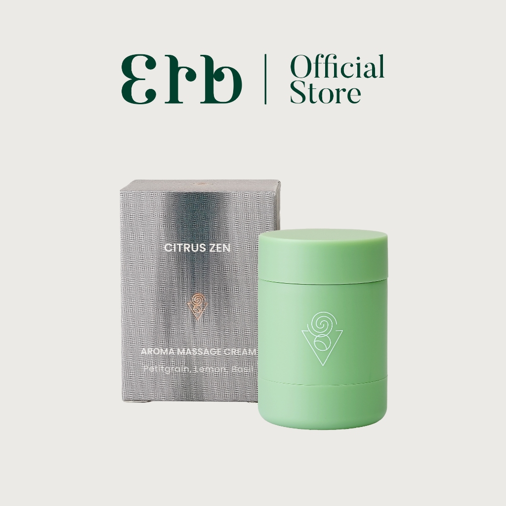 Erb Citrus Zen Aroma Massage Cream 15G. เอิบ มาสสาจครีม บำรุงผิว นวดผิวกาย กลิ่นซิตรัส เซน อโรม่า