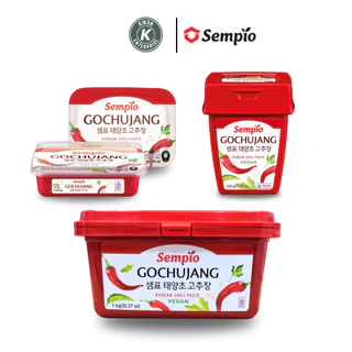 SEMPIO Gochujang Hot Pepper Paste VEGAN โกชูจัง ซอสพริกเกาหลี สูตรวีแกน ตรา เซมเพียว 170g / 500g / 1kg (HALAL)