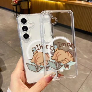 เคสแม่เหล็ก เคส For Samsung A16 A57 A06 A17 5G A56 5G A07 4G A37 S26 S25 Ultra A26 A36 A55 A15 A35 A54 S24 FE เคสทรศัพท์