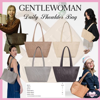 (**พร้อมส่ง)🔥🚚แท้ Gentlewoman Daily Shoulder Bag💯Official Gentlewoman กระเป๋า กระเป๋าสะพายไหล่🍀มันมีซิป กระเป๋าหนัง