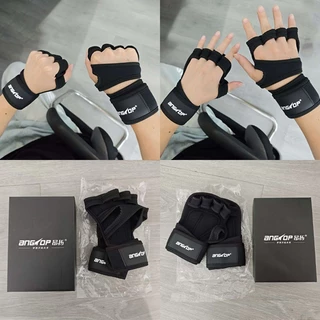 ANGTOP ถุงมือออกกําลังกาย กันลื่น fitness การป้องกันหนา ถุงมือยกเวท ถุงมือฟิตเนส gym gloves