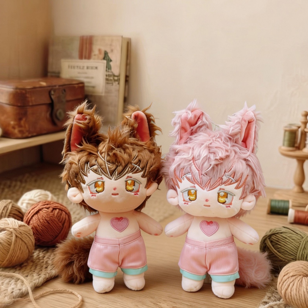 ตุ๊กตา ตุ๊กตาผ้าฝ้าย ตุ๊กตานุ่มนิ่ม 25cm ตุ๊กตาฝ้ายฟ็อกซ์ น่ารัก ของเล่น ของขวัญวันเกิด