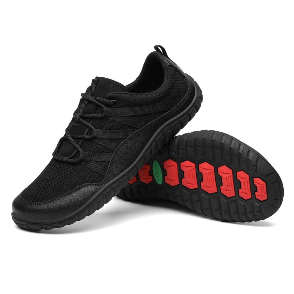 รองเท้าหน้ากว้าง Saguaro Forestep เหมาะสำหรับเดินป่าเดินเทรล สไตล์มินิมอล barefoot shoes สีดำ