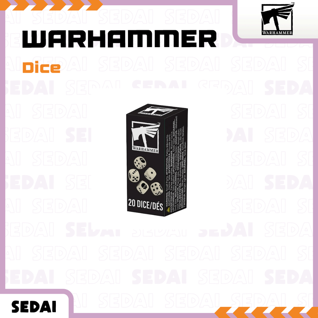 [ ส่งฟรี 🔥 ] Warhammer 40,000 บอร์ดเกม โมเดลขนาดจิ๋ว - Dice ลูกเต๋า
