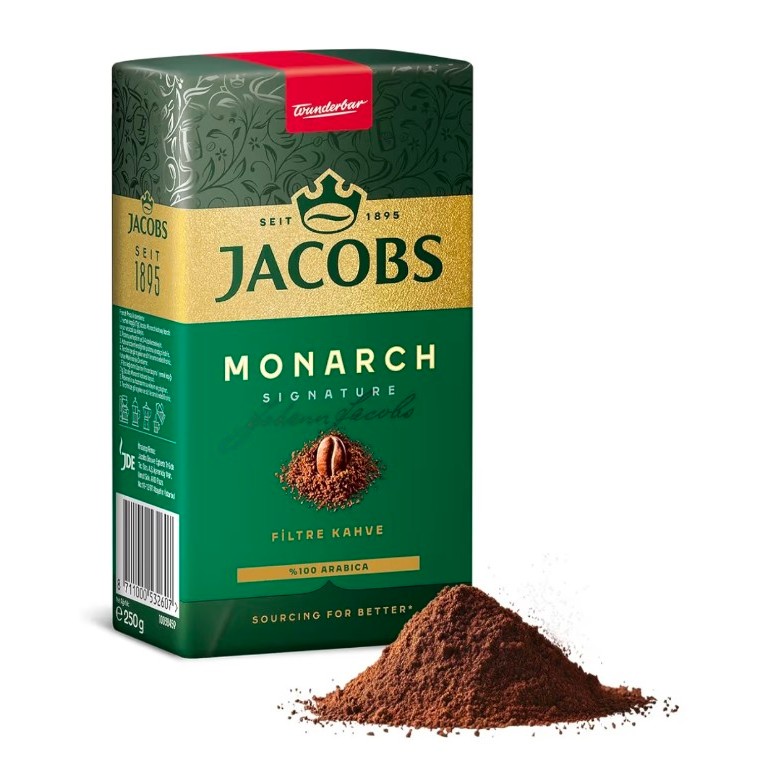 Jacobs Monarch Signature กาแฟฟิลเตอร์ต100% Arabica กาแฟบด