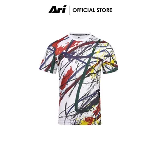 ARI ADEPT UNITY SPLASH GRAPHIC RUNNING TEE - เสื้อวิ่ง อาริ