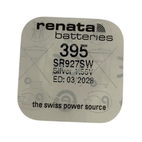 ถ่านกระดุม Renata ถ่านของแท้ 1.55V SR927SW , 395 / SR927SW  แบ่งจำหน่าย 1เม็ด,5เม็ด