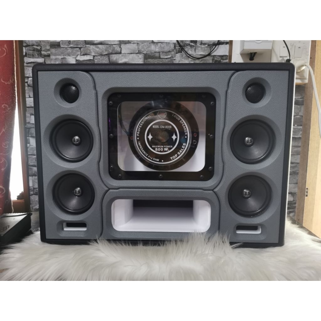 (มีซัพแยก)ลำโพงบลูทูธ​ Diy.800วัตต์​ ซัพ​ 8นิ้ว​DM.​ กลาง​ 4นิ้ว​ (​เลือกสีได้)​แจ้งทางร้านได้เลยครับ