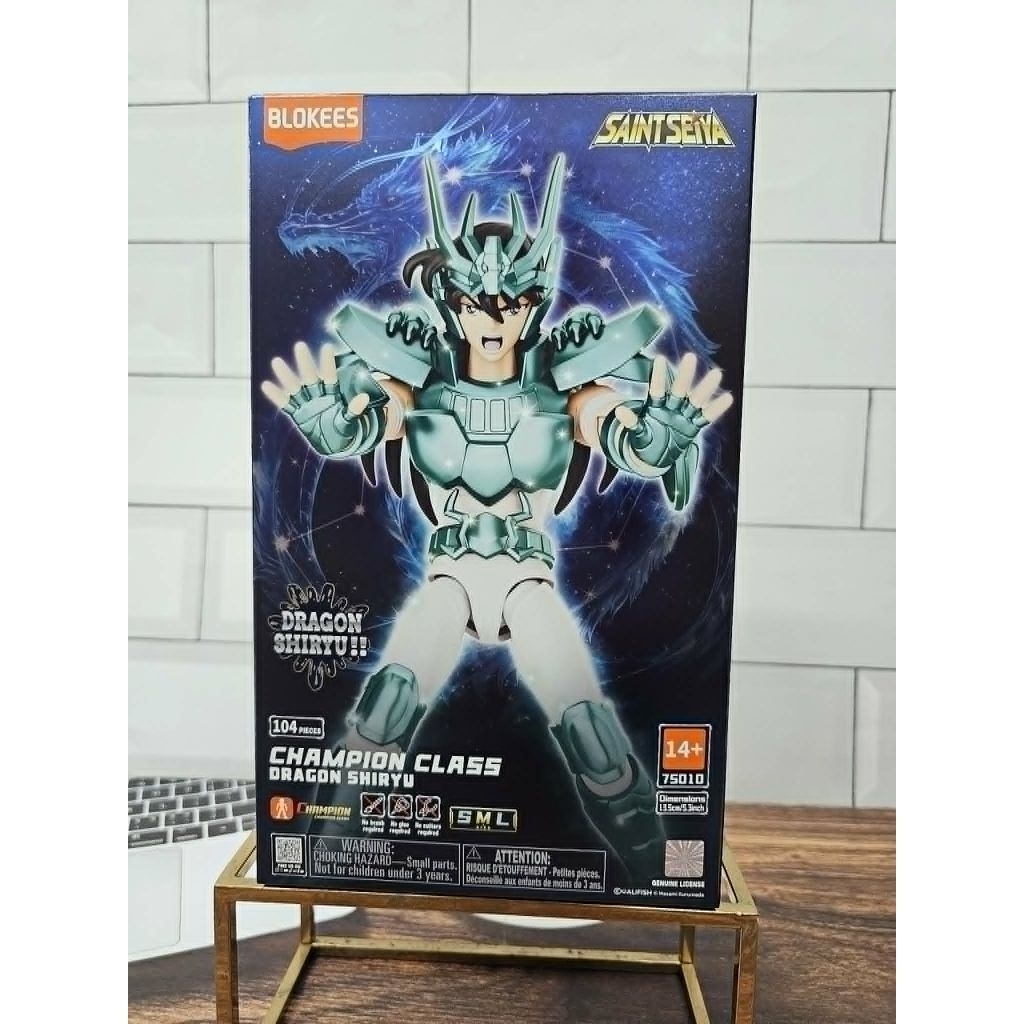 (พร้อมส่ง) BLOKEES Saint Seiya Champion ClassDragon Shiryu (CC09)