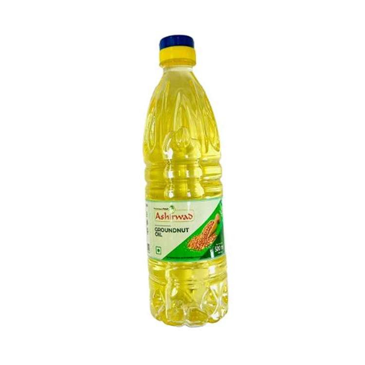 Ashirwad Gound Nut Oil 500g ( น้ำมันถั่วลิสง )