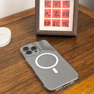 เคสใสนิ่ม แม่เหล็ก ชาร์จได้ สำหรับรุ่น iPhone 11 12 13 14 15 16 17 Pro Max TPU