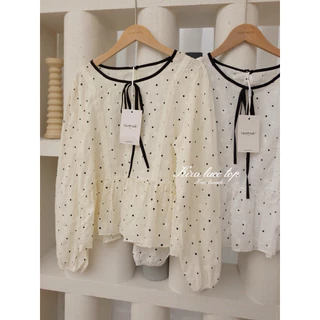 Heartmade-Kira lace top🍂(เสื้อผ้าลูกไม้ฉลุ**แนะนำใส่ซับในเพิ่ม**)
