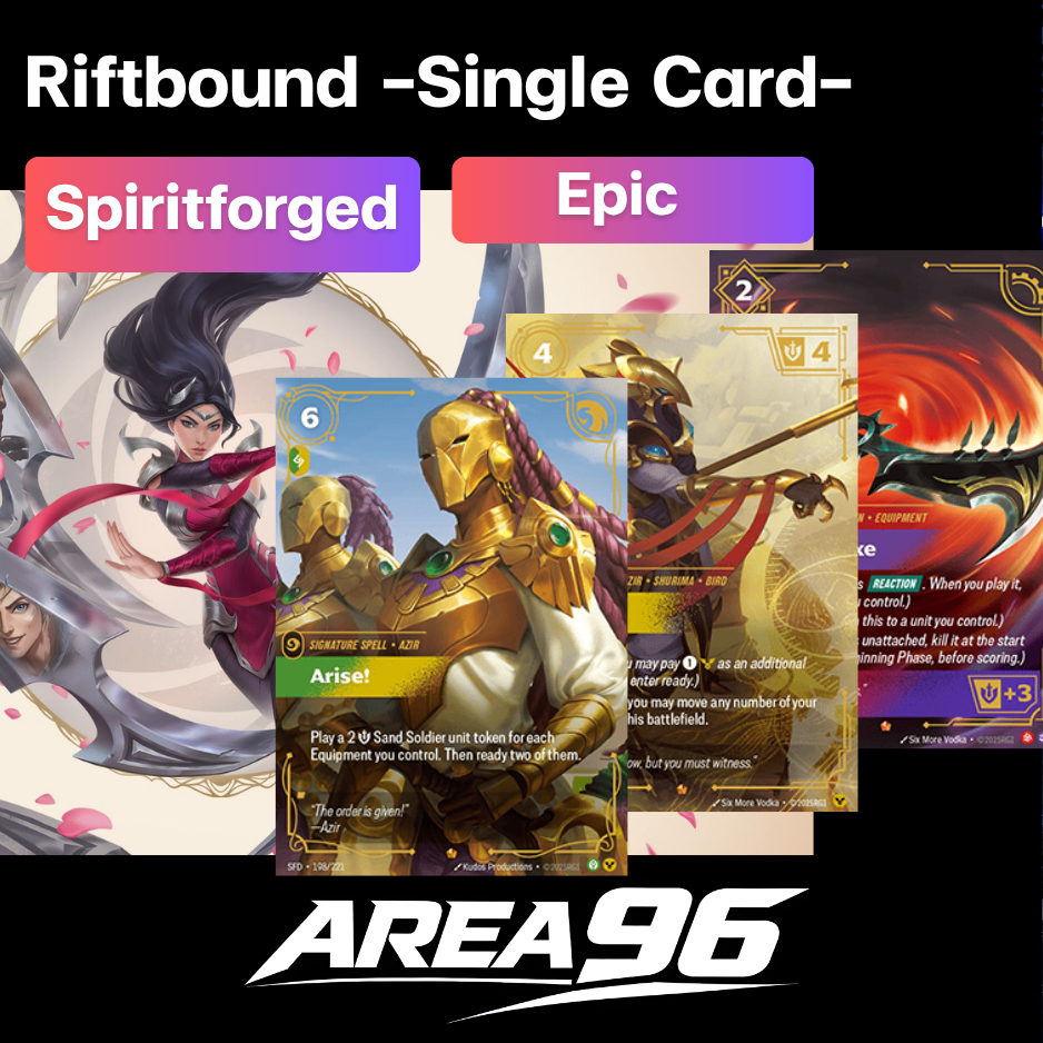 【Spiritforced Set 2】ระดับ Epic Riftbound TCG Single Card【Riftbound: League of Legends TCG ENG】