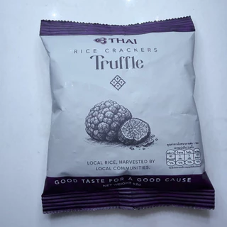 ข้าวกรอบรสทรัฟเฟิล THAI Rice Crackers 12g แพ็ก 10 ซอง