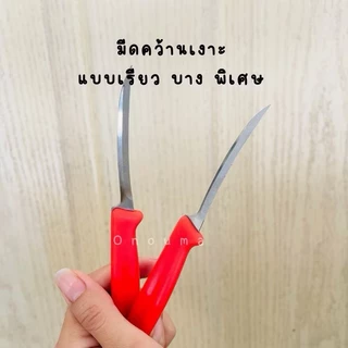 มีดคว้านเงาะ คว้านมะยงชิด แบบเจียเรียว