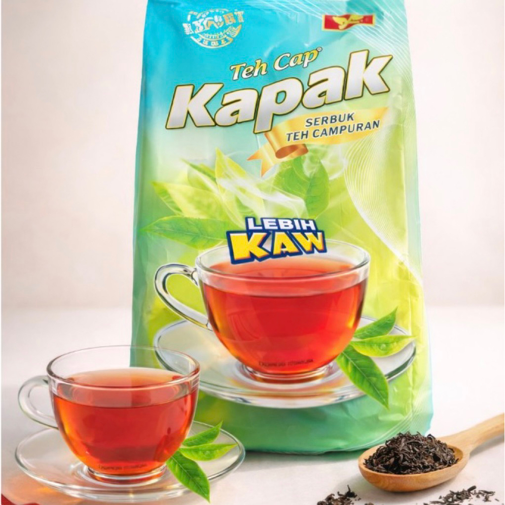 ( 1 คำสั่งซื้อ/ 1 ลัง ยกลังใหญ่ 20 กก.) ชาขวาน Kapak นำเข้าจากมาเลเซีย