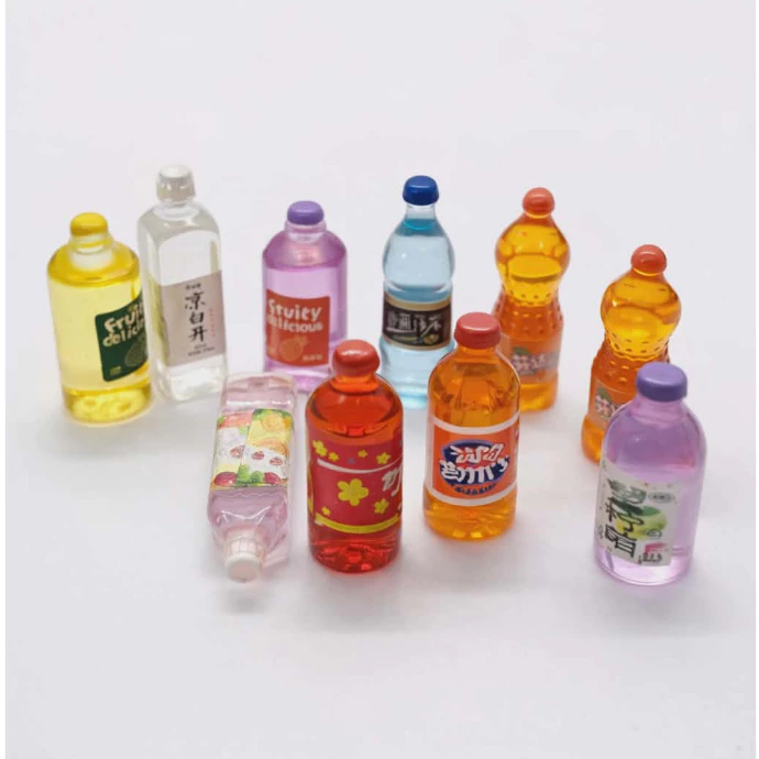 j360ขวดรวมจิ๋วจำลองของเล่นเซตละ 10 ชิ้น
