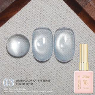 Nawoelite สีลูกแก้ว 9 สี สีทาเล็บเจล เจลทาเล็บสีน้ำ 9 สี เนื้อใสเงางามเหมือนน้ำ มีประกายเพชรเม็ดเล็กในตัว สวยใสสะอาดตา