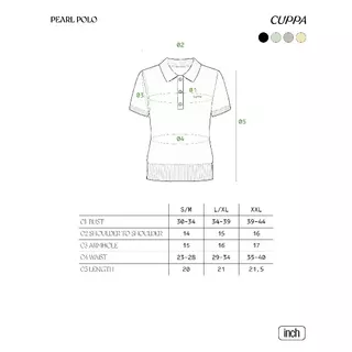 CUPPA - PEARL Polo (4 สี) เสื้อไหมพรมทรงโปโล พอดีตัว กระดุมมุกแท้ ลายทอเรียบ ปัก Cuppa สีเงิน เนื้อผ้ามีน้ำหนัก ทิ้งตัว