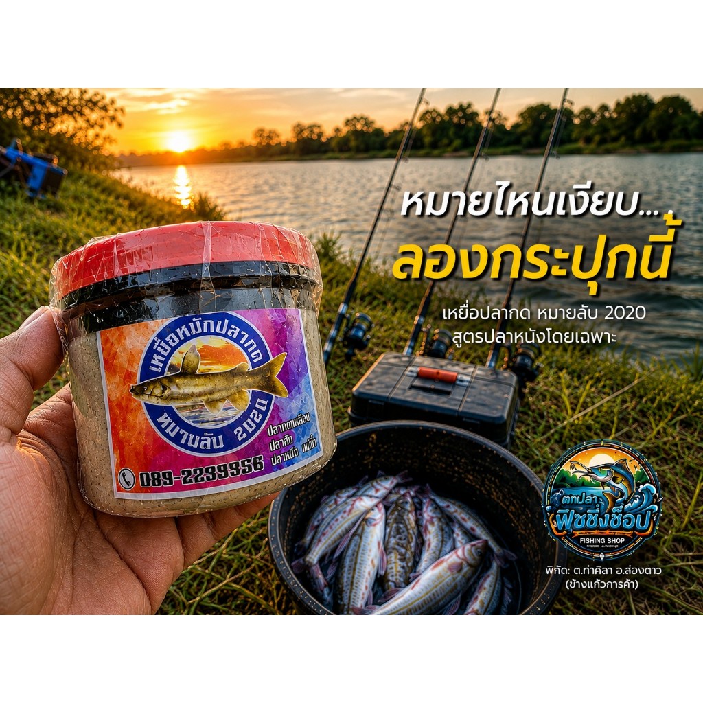 เหยื่อตกปลากด หมายลับ 2020 | กลิ่นแรง หมาน สำหรับมือใหม่