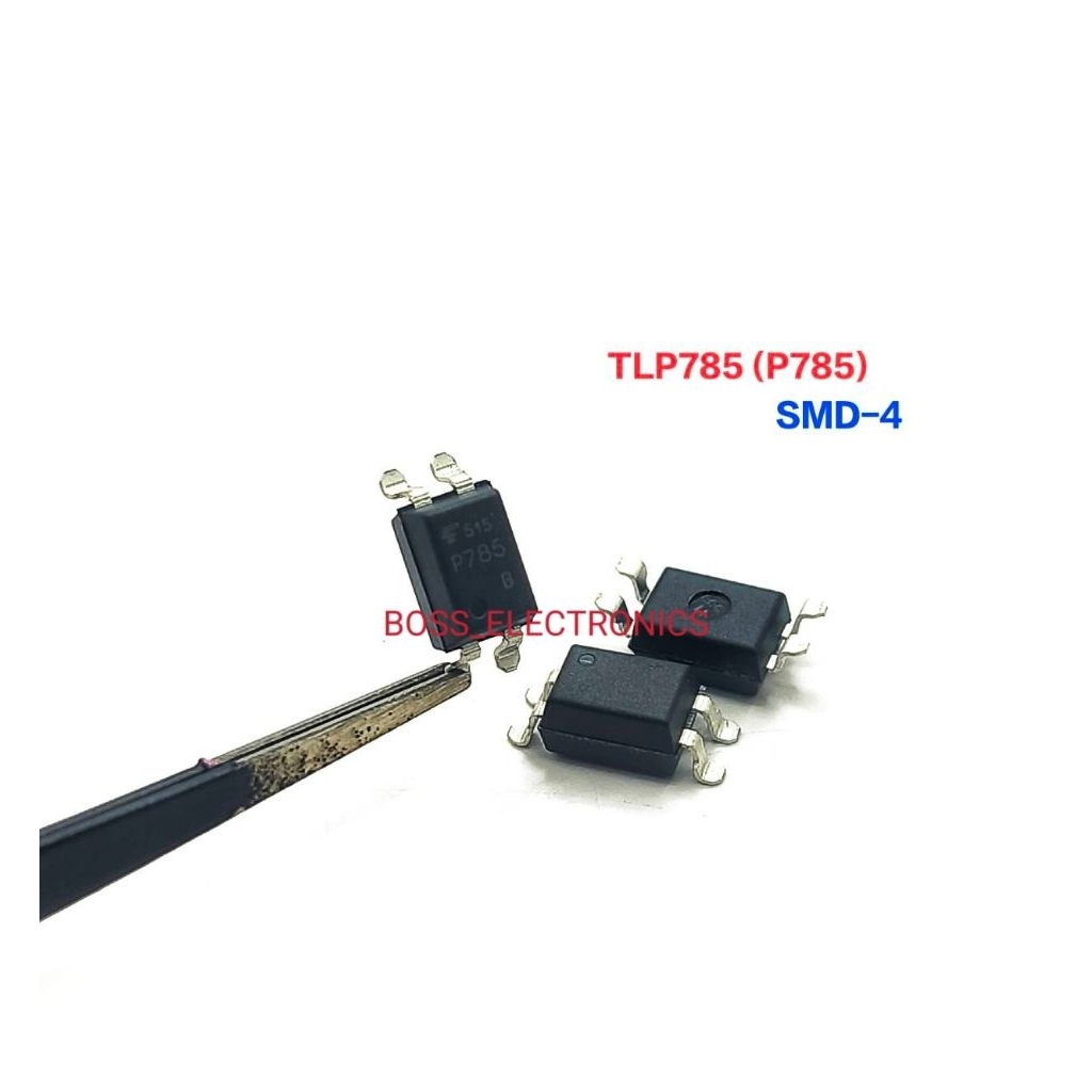 ราคาต่อ 1ตัว 👉👉 TLP785  P785 SMD-4  Optocoupler Transistor Output 1 Channel  ออปโต้คอปเปอร์ 785  ไอซ
