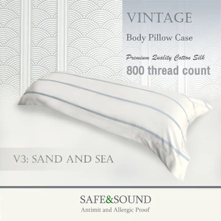 ปลอกหมอนบอดี้ 550เส้นด้ายทอแน่นกันไรฝุ่น Body Pillow SAFE&SOUND