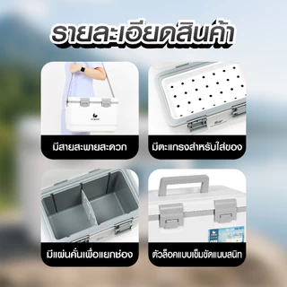 กระติกเก็บความเย็น ICEBASE กระติกน้ำแข็ง 12 ลิตร PU FOAM เก็บความเย็นได้นาน 48-72 ชม. รุ่น JUPITER รหัส CLP-312