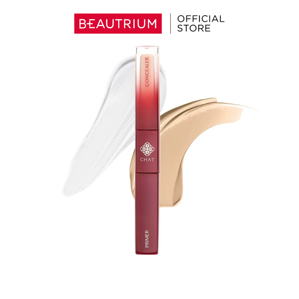 CHAT Double Pro Eye Primer & Concealer คอนซีลเลอร์ 2.5ml+2.5ml
