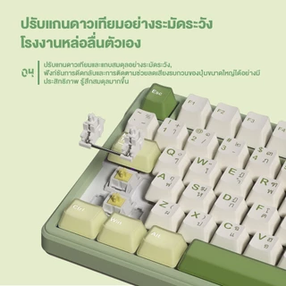 FURYCUBE K99 PRO คีย์บอร์ดเชิงกลไร้สาย HOTSWAP-5 PIN คีย์บอร์ดเกมมิ่ง Gasket แป้นพิมพ์สำนักงาน