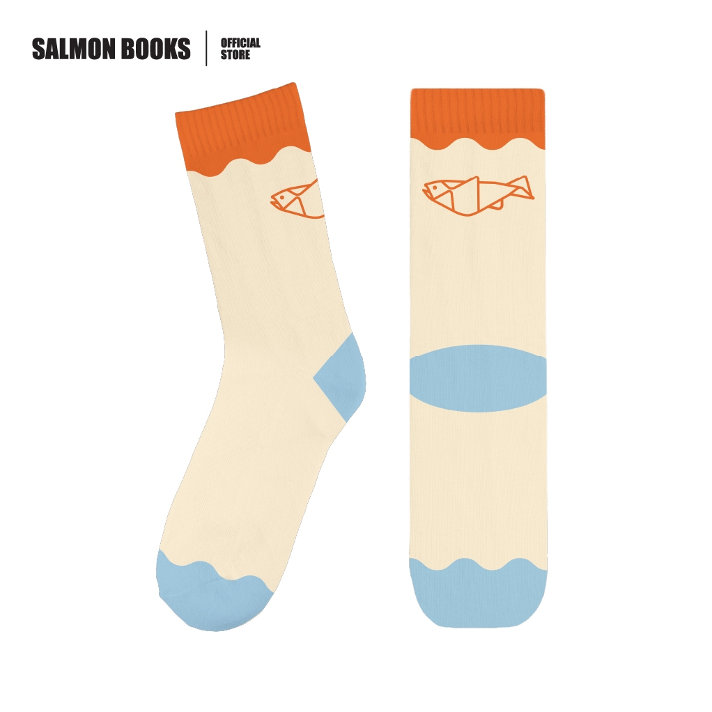 SALMON SOCKS (CREAM)