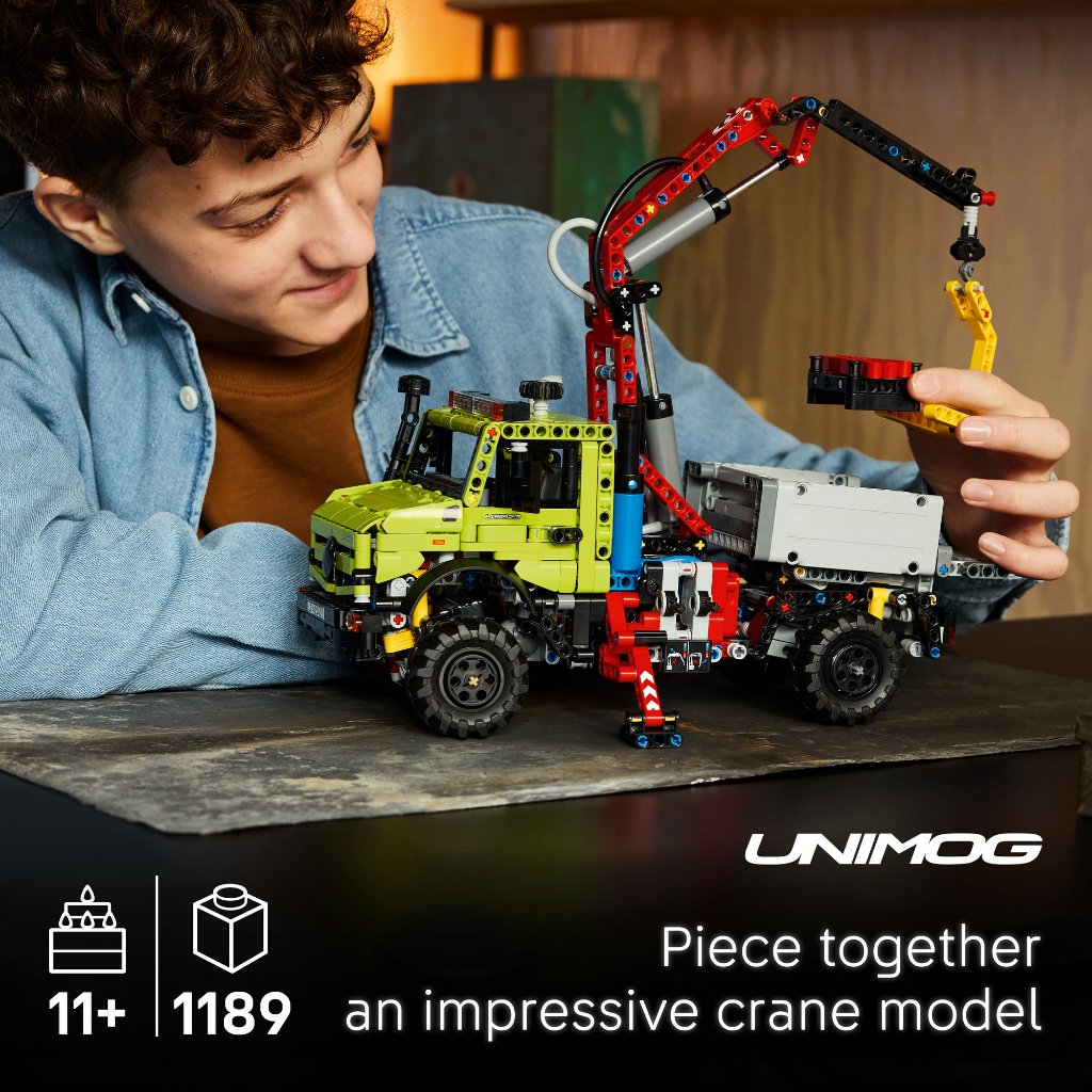LEGO Technic 42242 Mercedes-Benz Unimog U 5023 with Crane รูปที่ 5