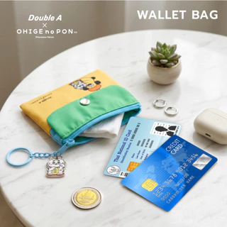 Double A กระเป๋าใส่เหรียญ ลาย OHIGE no PON จำหน่าย 1 ชิ้น