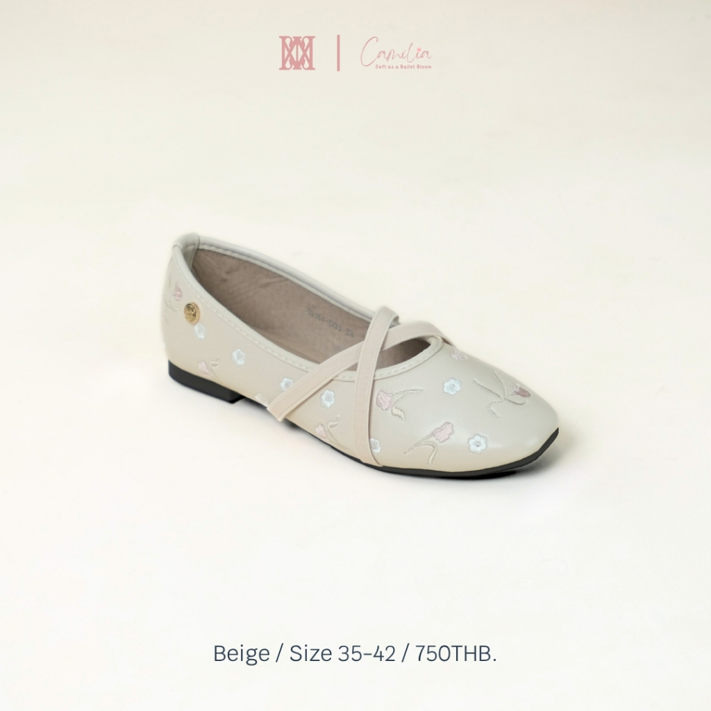 iamJinny JN178 รุ่น Cazzy Mary Jane สีคอฟฟี่