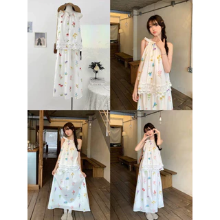 LILY เซ็ต 2 ชิ้น[เสื้อ+กระโปรง] งานป้าย งานนำเข้า ชุดเซ็ต ชุดใส่เที่ยว ชุดสวยๆ ชุดใส่สบายๆใส่ได้ตลอดค่า