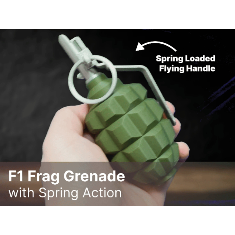โมเดลระเบิดมือสังหาร F1 คันบังคับดีดตัวได้สมจริง – สเกล 1/1