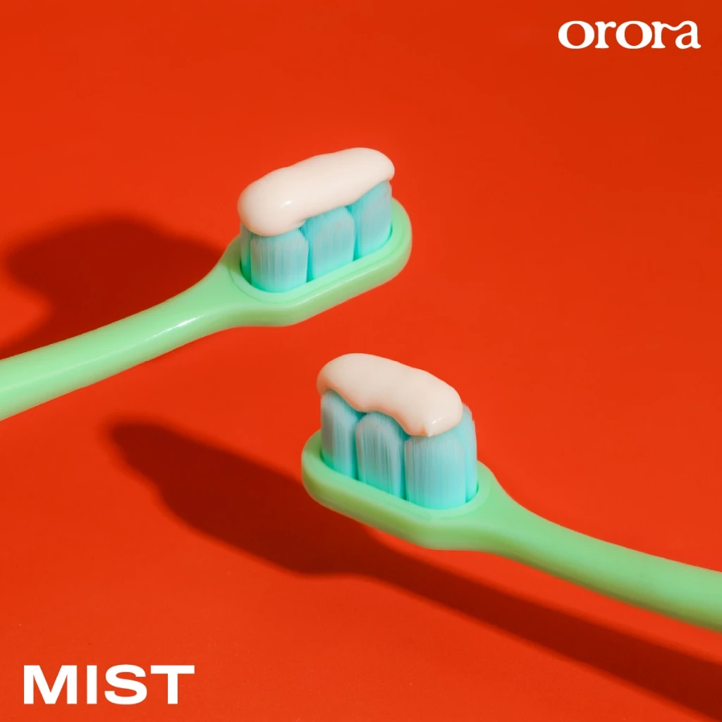 [ ส่งฟรี 🔥 ] ORORA MIST แปรงสีฟัน Nano-Soft ขนแปรง 10,697 เส้น แปรงสีฟันขนนิ่ม ถนอมเหงือก ไม่ระคายเคือง อ่อนโยน