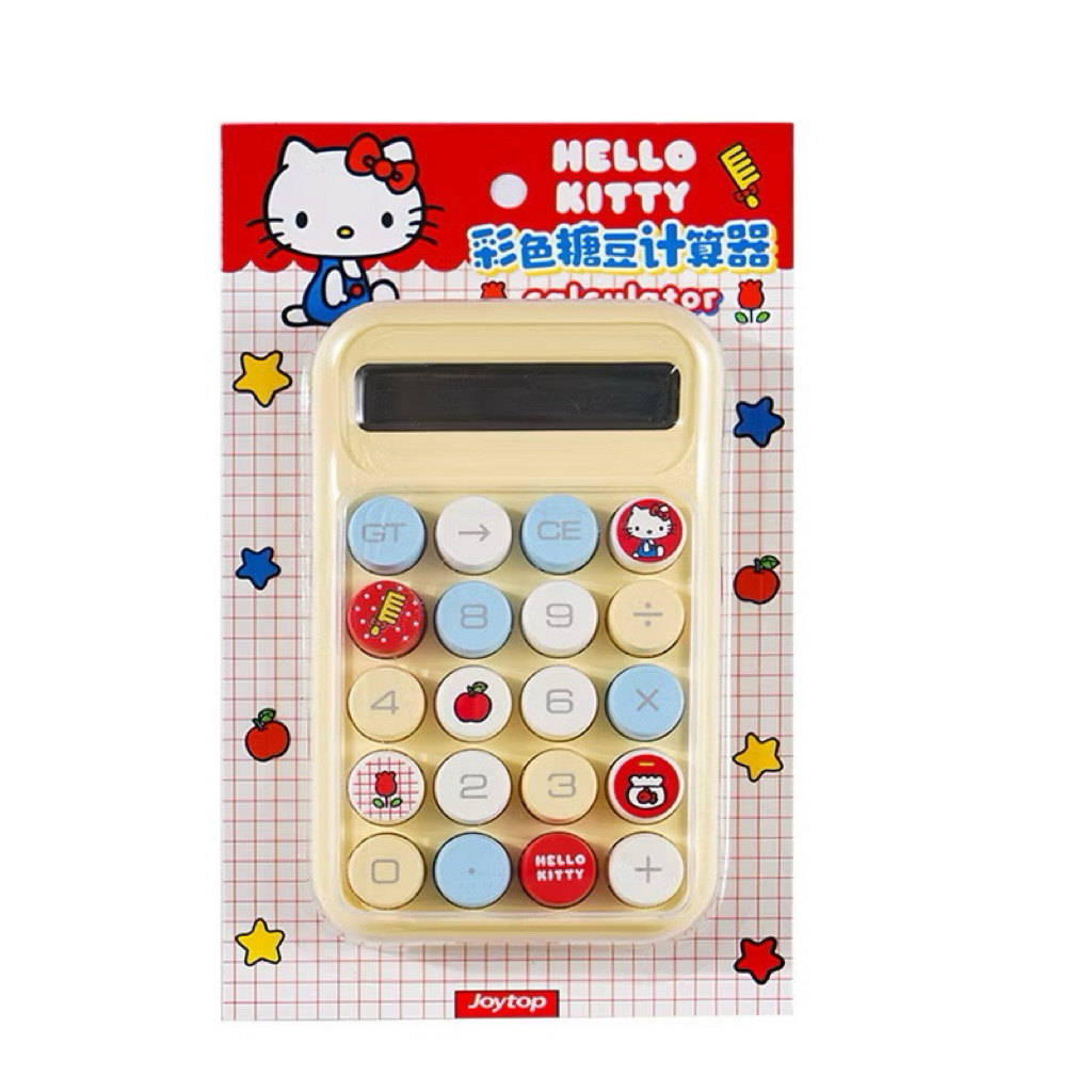 【ใหม่‼️✨พร้อมส่งภายใน24ชม. ของแท้💯】 เครื่องคิดเลข Hello Kitty calculator แบบพกพา ลิขสิทธิ์Sanrioแท้จากช้อปJoytop