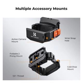 K&F CONCEPT PP64 Quick-Release Expansion Adapter กรงขยายระบบปลดเร็ว for DJI Pocket 4/3/4P เกลียว 1/4
